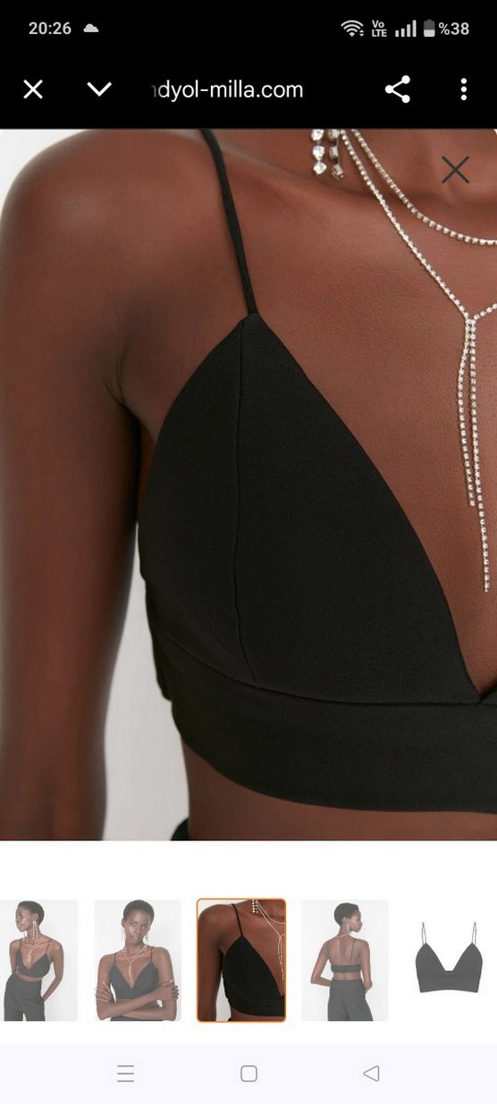 Siyah Mini Bustiyer - Görsel 2