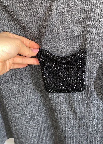 Gri Tişörtü Kısa Kollu - Görsel 2