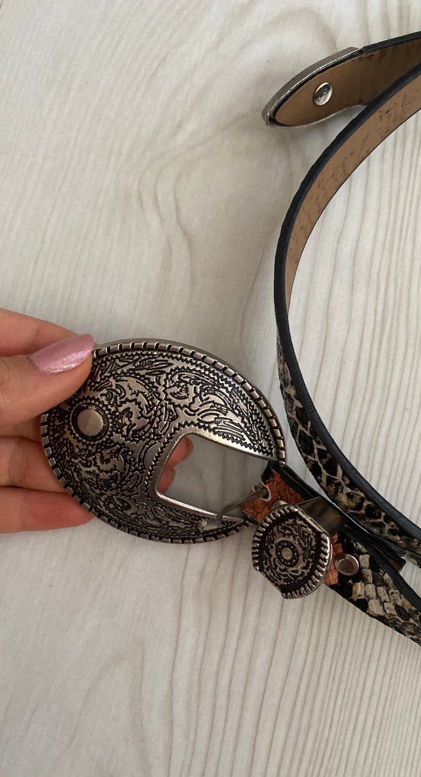 2 tane Bohem Tarzı Deri Kemer - Görsel 3