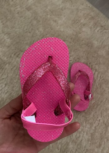 Diğer Kız Çocuk Pembe Kürklü Terlik 1 yaşa uygun