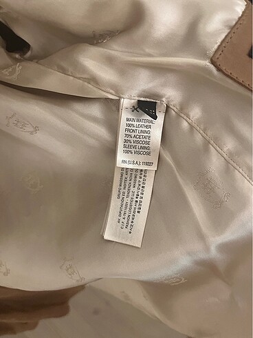 m Beden kahverengi Renk massimo dutti deri ceket