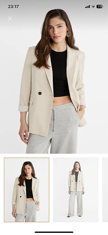 Stradivarius blazer ceket xs