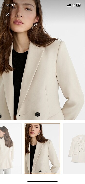 xs Beden ten rengi Renk Stradivarius blazer ceket xs