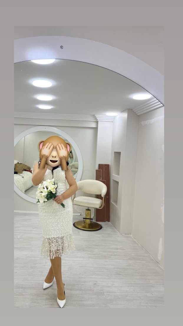 V Yaka Kolsuz Denizkızı nikahlık nişanlık - Görsel 5