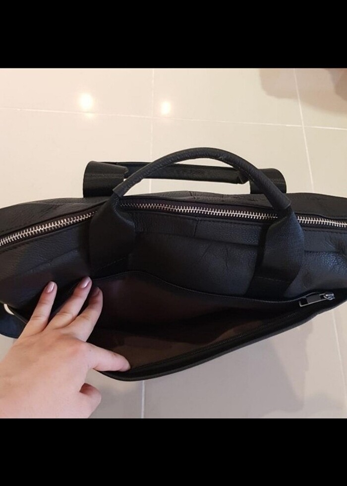 Deri evrak_taptop cantasi - Görsel 5