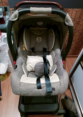 Kahverengi  elele Allroad 3 Travel Sistem Bebek arabası - Görsel 4