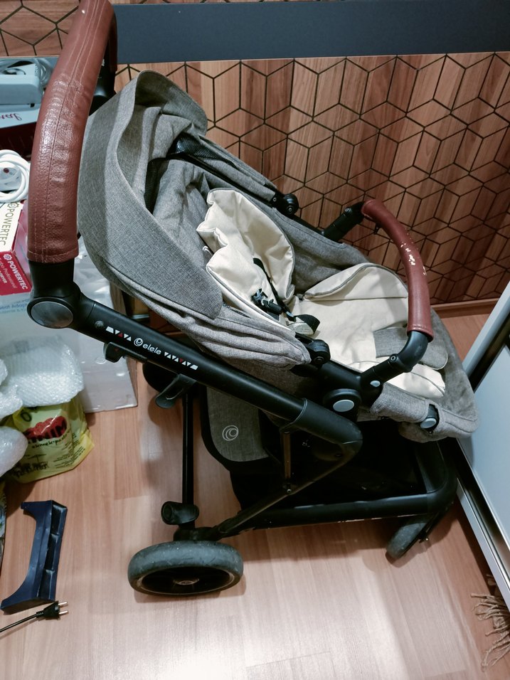 Kahverengi  elele Allroad 3 Travel Sistem Bebek arabası - Görsel 3