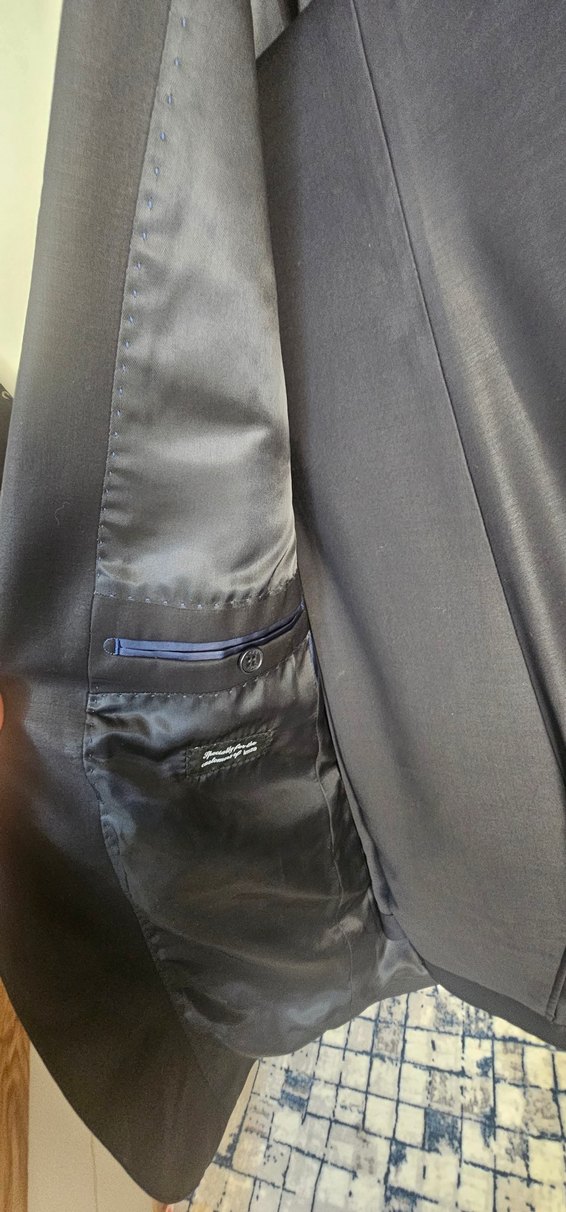 Erkek Siyah Klasik Kesim Takım Elbise - Görsel 3