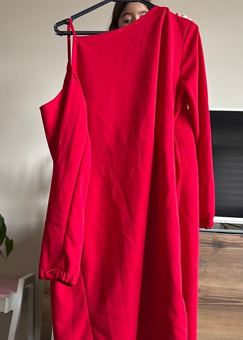 kırmızı sabahlık - Görsel 2