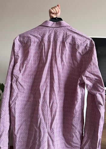 Pembe Uzun Kollu Erkek Gömlek - Görsel 2