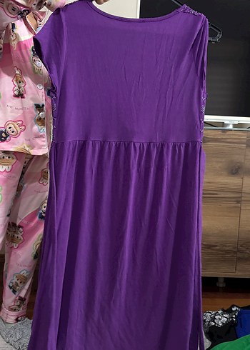 Bohem Mor Nakışlı Hamile Tunik - Görsel 2