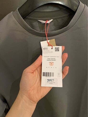 s Beden gri Renk Bluz-sweatshirt