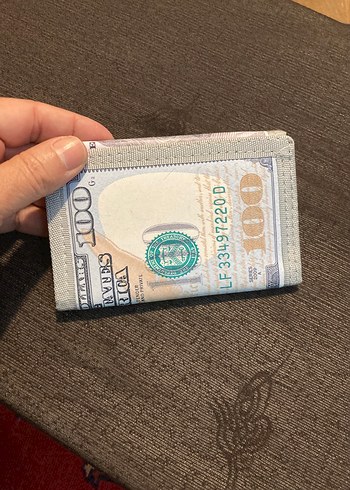 Bej Gri Baskılı Vintage Erkek Cüzdanı - Görsel 7