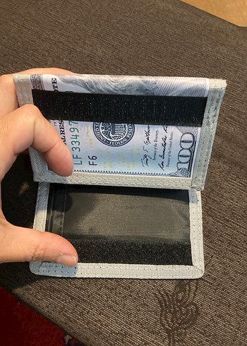 Bej Gri Baskılı Vintage Erkek Cüzdanı - Görsel 6