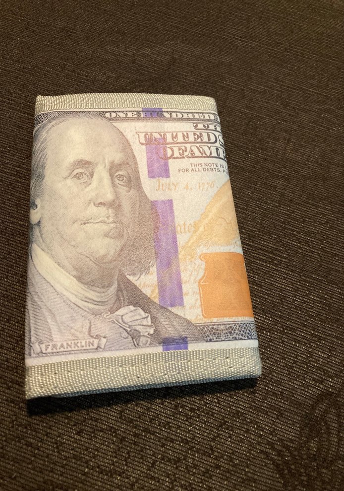 Bej Gri Baskılı Vintage Erkek Cüzdanı - Görsel 2