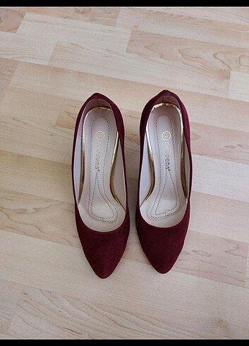 38 Beden bordo Renk Bordo stiletto