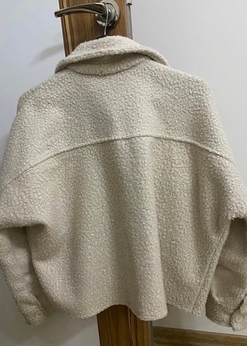 Bej buklet ceket - Görsel 3