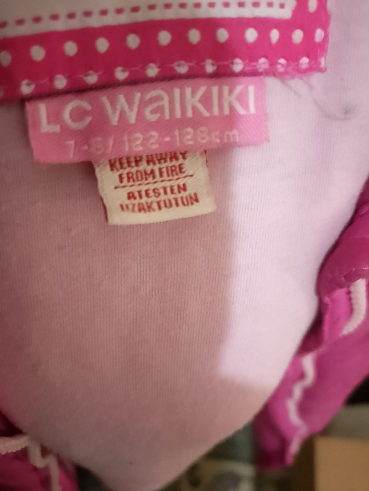 Kız Çocuk Pembe Fermuarlı Yelek - Görsel 2