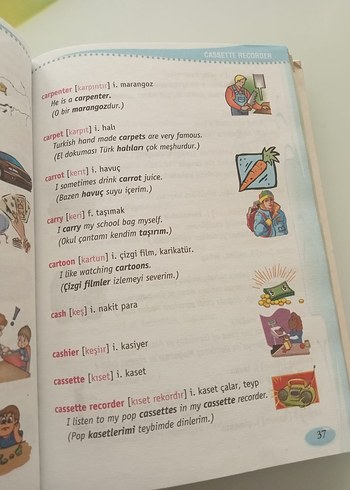 İlköğretim Resimli İngilizce-Türkçe Sözlük - Görsel 2