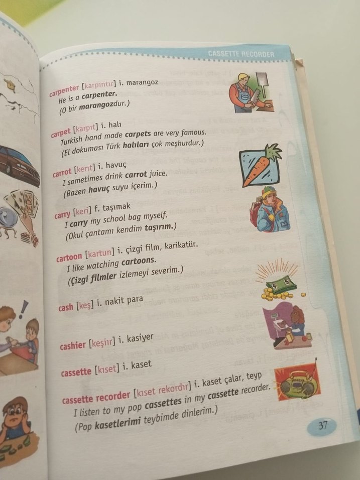 İlköğretim Resimli İngilizce-Türkçe Sözlük - Görsel 2