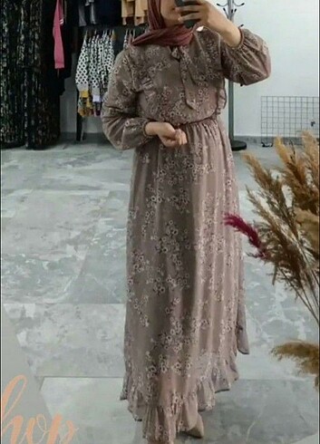 Şifon elbise 