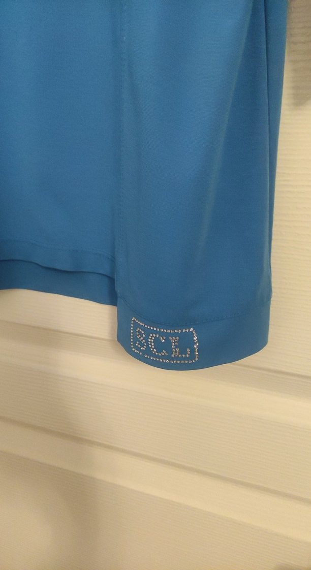 canlı mavi Seçil store marka small beden günlük şık tişört - Görsel 2