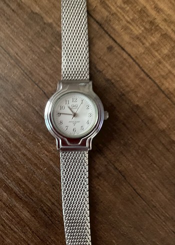 Diğer Bej Kadın Minimalist Kemerli Saat QUARTZ