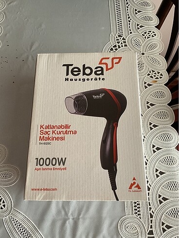 Katlanabilir saç kurutma makinası