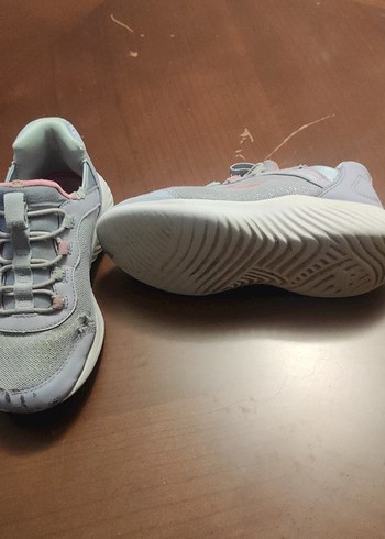 Gri Bağcıklı çocuk Spor Ayakkabı - Görsel 2