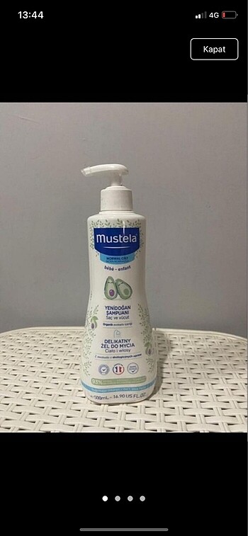 Mustela Mustela 2 adet şampuan