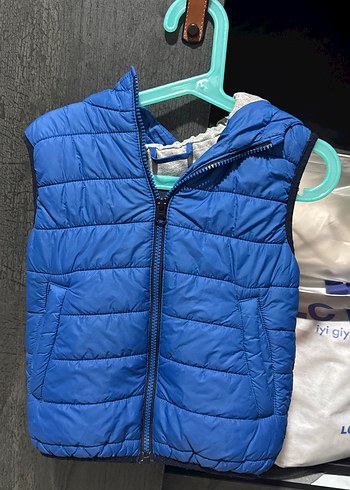 LC Waikiki Mavi Erkek Çocuk Fermuarlı Yelek