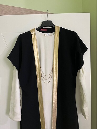 42 Beden siyah Renk Kaftan