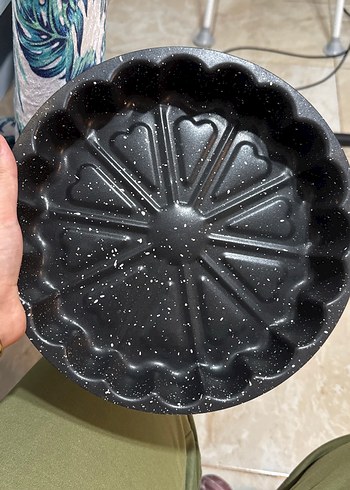 Diğer Kara Kalp Desenli Kek Kalıbı
