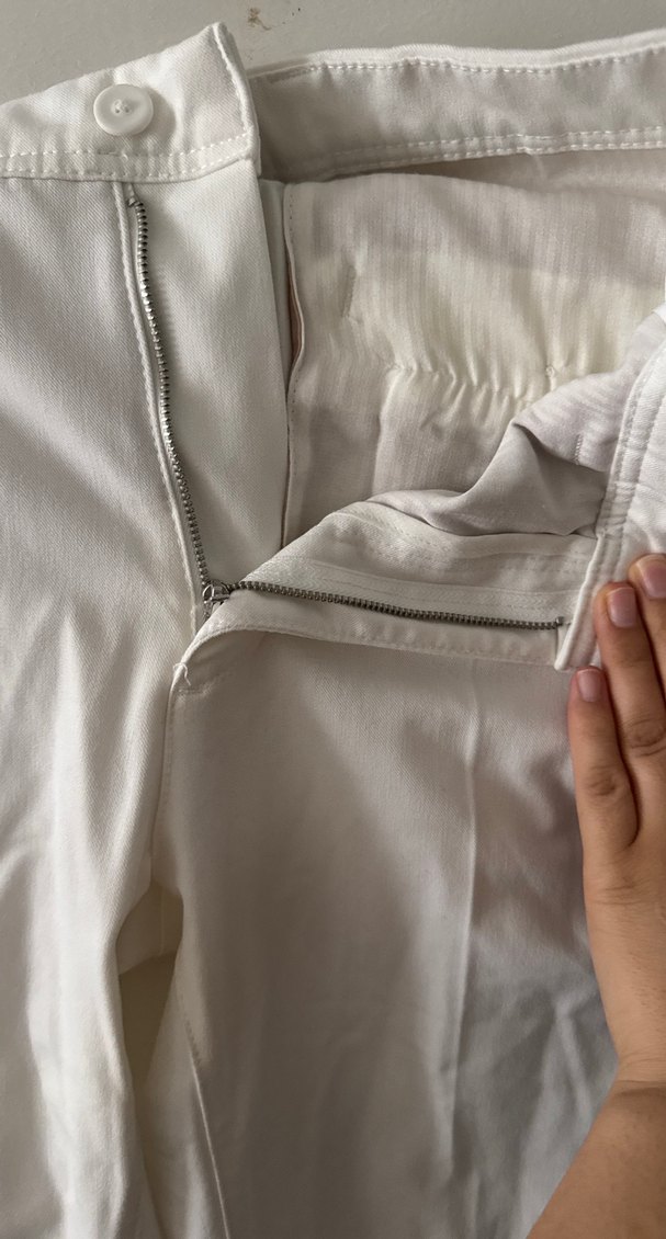 Zara Beyaz  Pantolon - Görsel 3