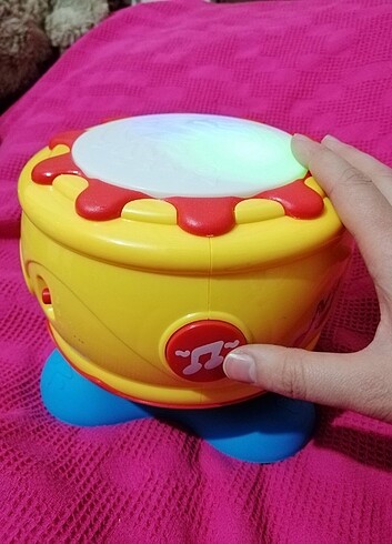 Eğitici ışıklı sesli davul