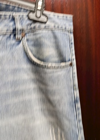 Mavi Rahat Kesim Midi Boy Kadın Kot Pantolon - Görsel 5