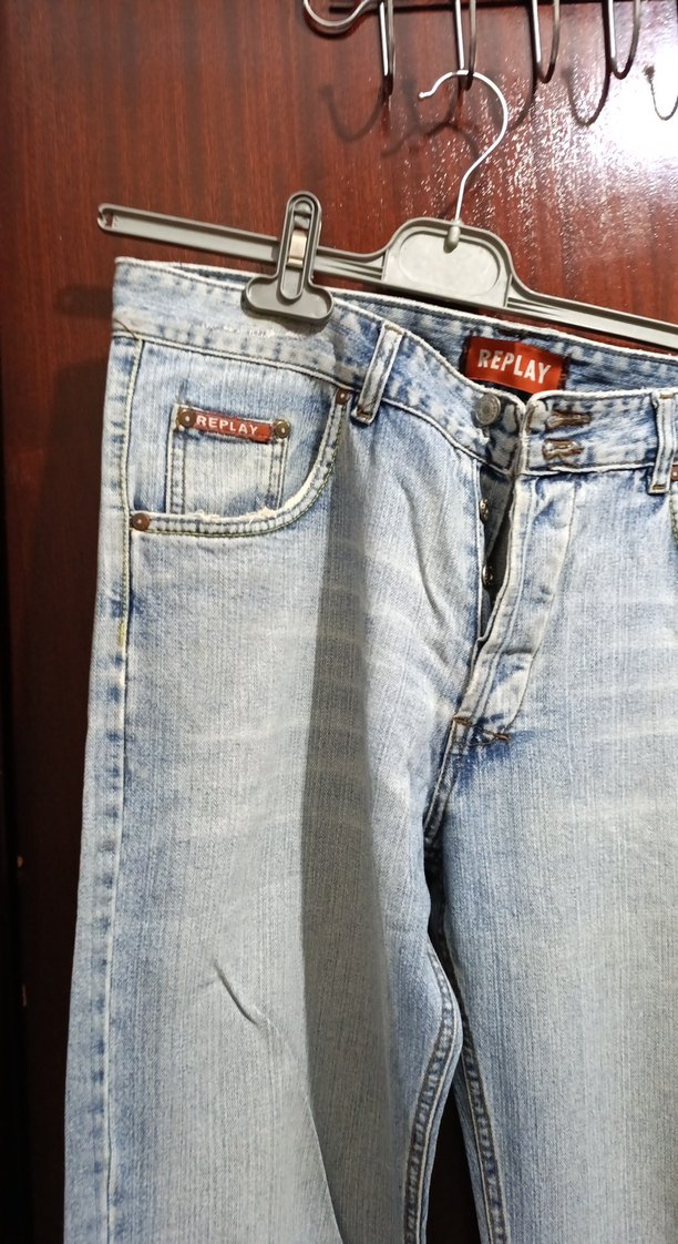 Mavi Rahat Kesim Midi Boy Kadın Kot Pantolon - Görsel 3