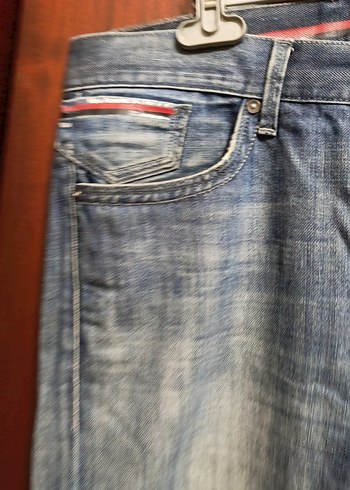 Gri Mavi Erkek Kot Pantolon - Görsel 3