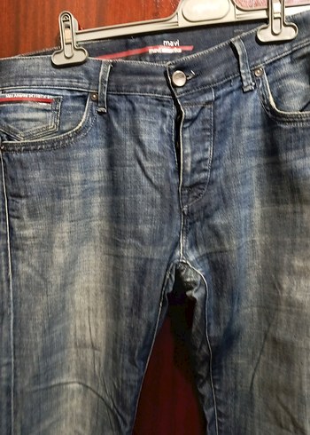 Gri Mavi Erkek Kot Pantolon - Görsel 2