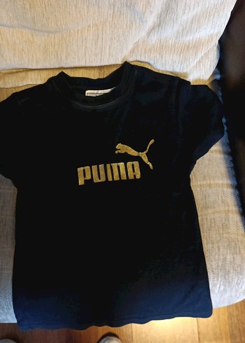 Siyah Puma Baskılı Tişört - Görsel 5