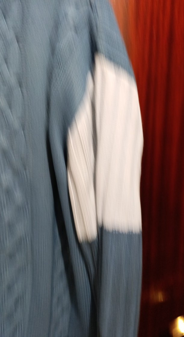 Erkek  Örgü Mavi Triko Kazak - Görsel 3