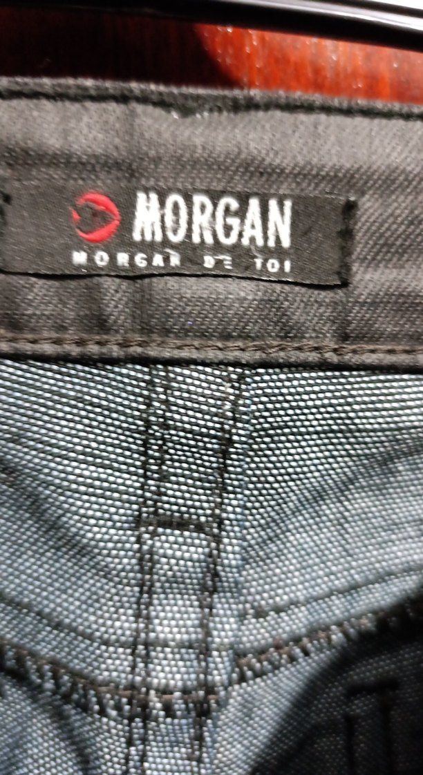 siyah yalanmış kumaş  görünümlü kot Kadın   Pantolon - Görsel 5