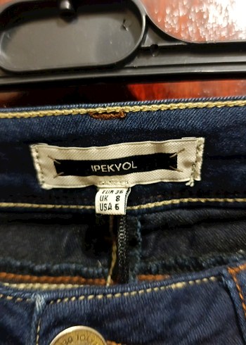 lacivert i Kot Kadın Jean - Regular Fit - Görsel 5