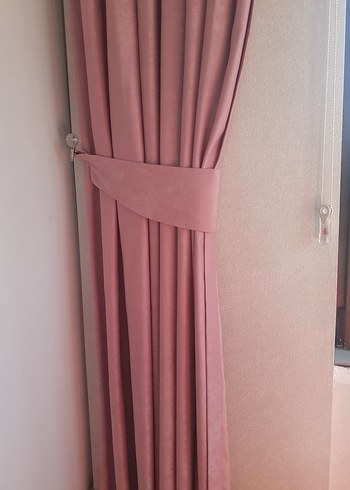 Beden Pastel Pembe Modern Klasik Perde