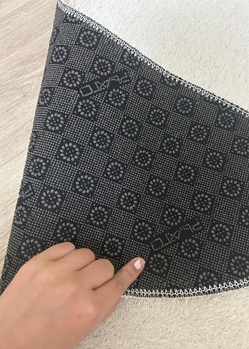 Çağdaş Bej Gri Tonlu Düz Halı - Görsel 3