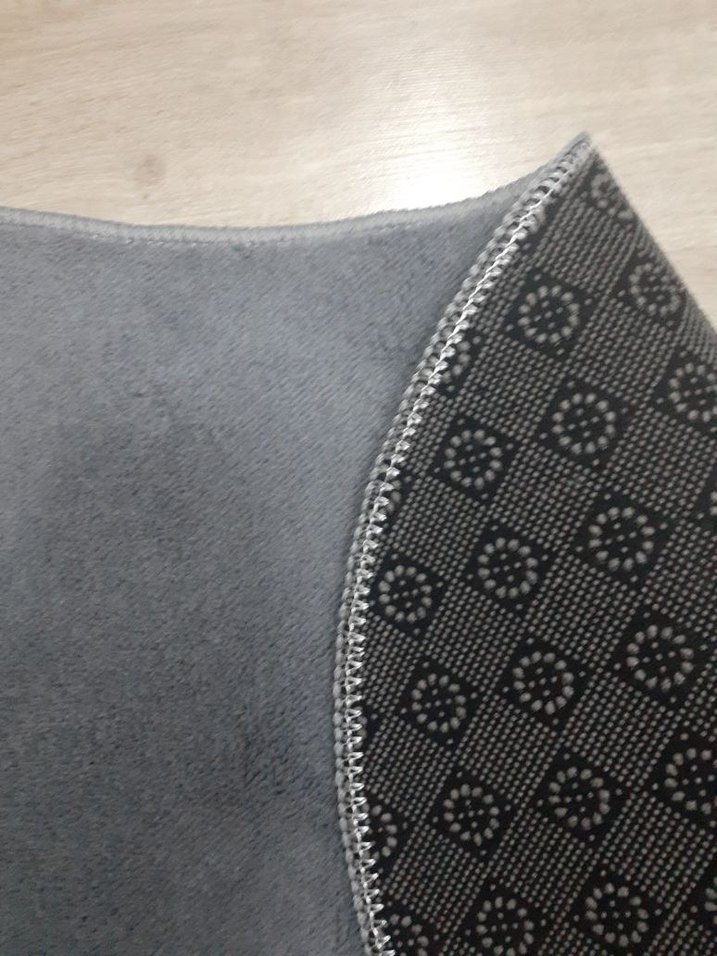 Gri Dalgalı Modern Halı - Görsel 3