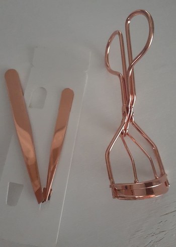 Parlak Bej Kirpik Kıvırıcı - Görsel 2