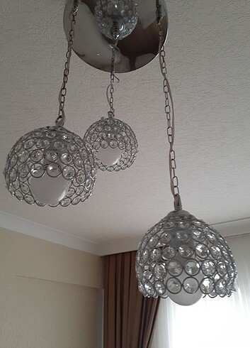 2 li kristal avize - Görsel 3