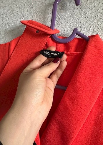 Kırmızı Pilili Uzun Kadın Elbise - Görsel 4