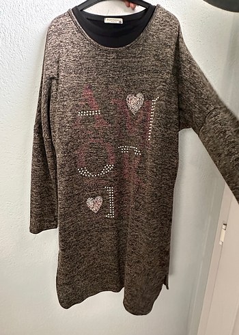 Kadın Uzun Kollu Triko Tunik - Görsel 2